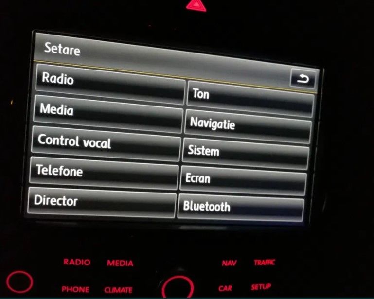 card Meniu limba română hărți update card vw Touareg RNS510 RNS850