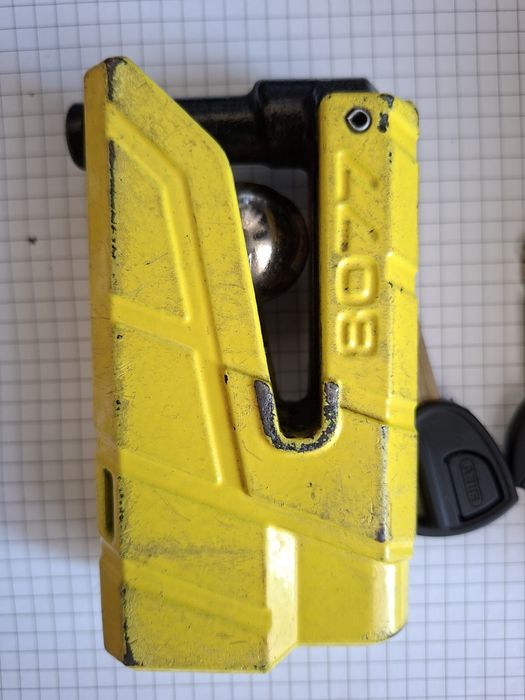 Blocator disc ABUS / Antifurt moto cu alarma