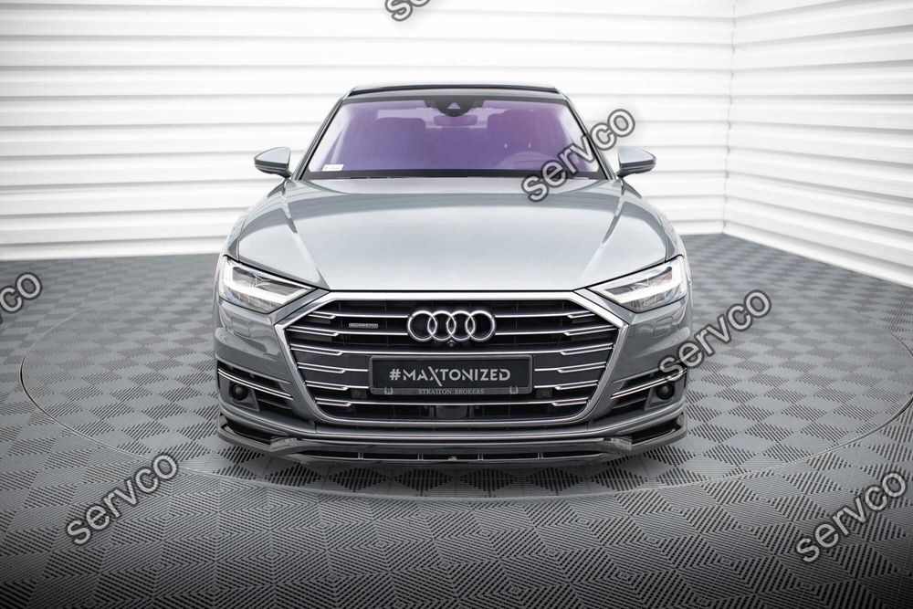Prelungire splitter bara fata Audi A8 D5 2017-2021 v1 - Maxton Design