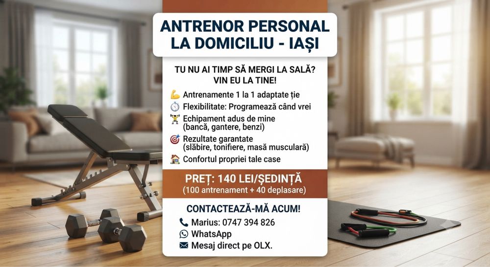 Antrenor personal la domiciliu