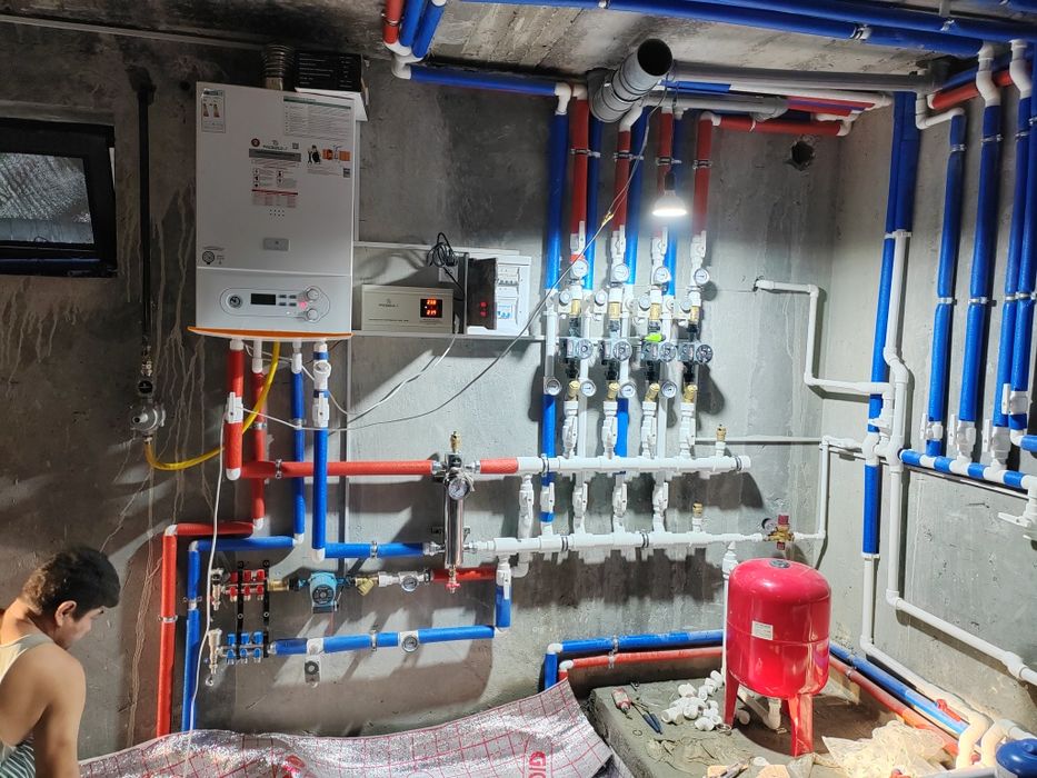 Сантехника, отопление, теплый пол, газоэлектро сварка