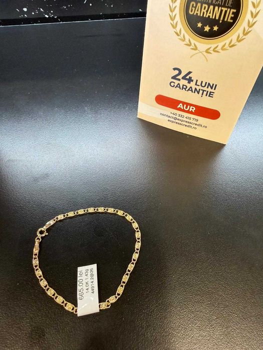 Bratara aur 14k 1.43g (Iulius Mall)(B-44914.2) Garantie 2 ani!