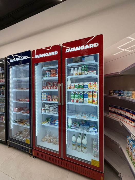 Витрины под напитки и молочку
