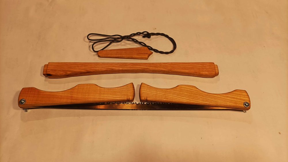 Fierastrau pliabil bushcraft, camping, lemn frasin