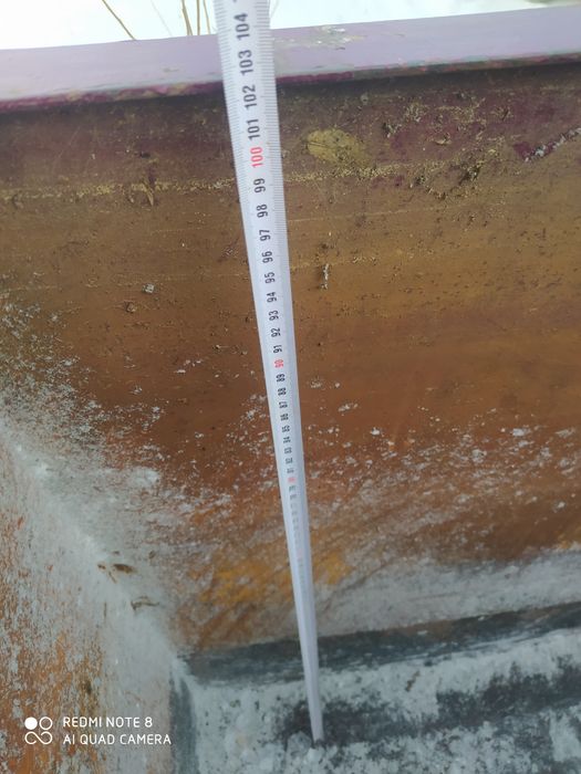 Срочно. Бак металлический для воды, 2 куба. 1*2*1м.