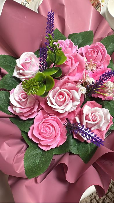 БУКЕТ РОЗ Своими руками .