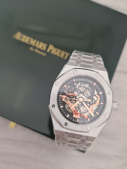 Ceas-AP-Royal-Oak-Skeleton-Automatic-Premium-Nou-Acte-Cutie