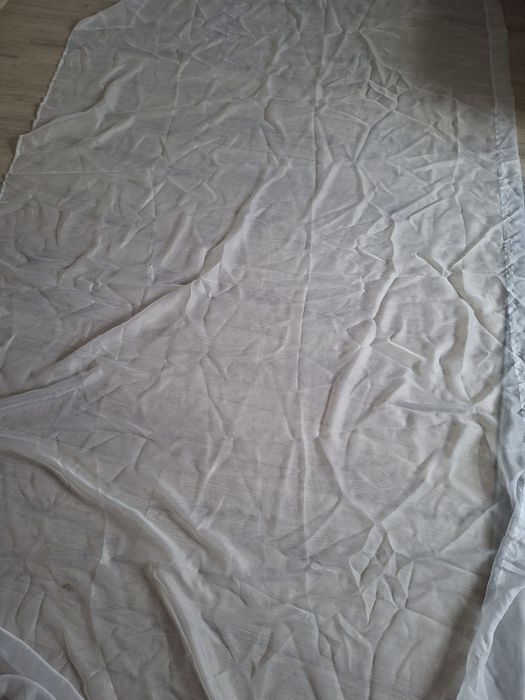 Тюли  белые кухонные