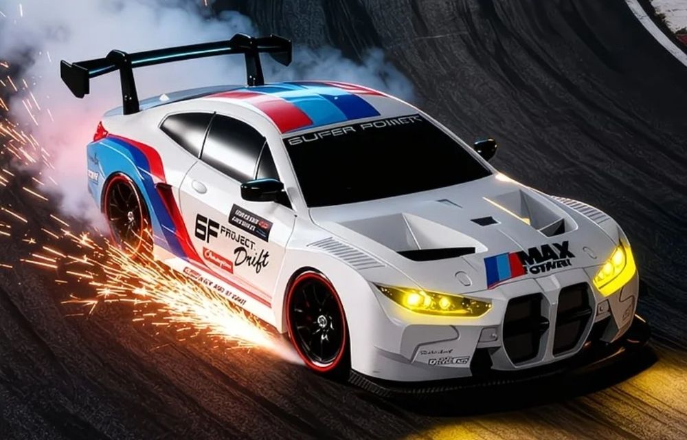 Радиоуправляемая машинка BMW M4, дрифт машинка на пульте управления