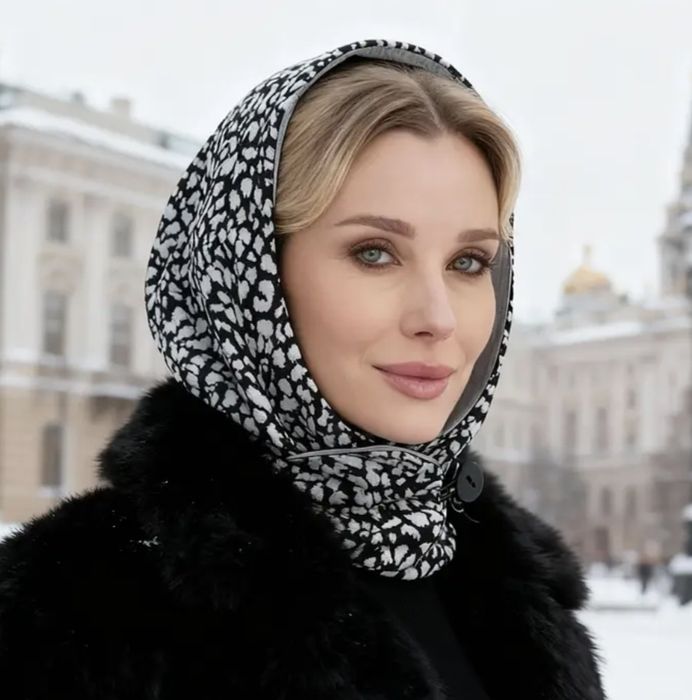 Капор-капюшон женский