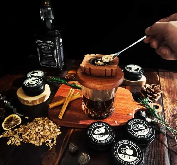 Сет за опушване на уиски / алкохол / подаръчен сет с 6 аромата