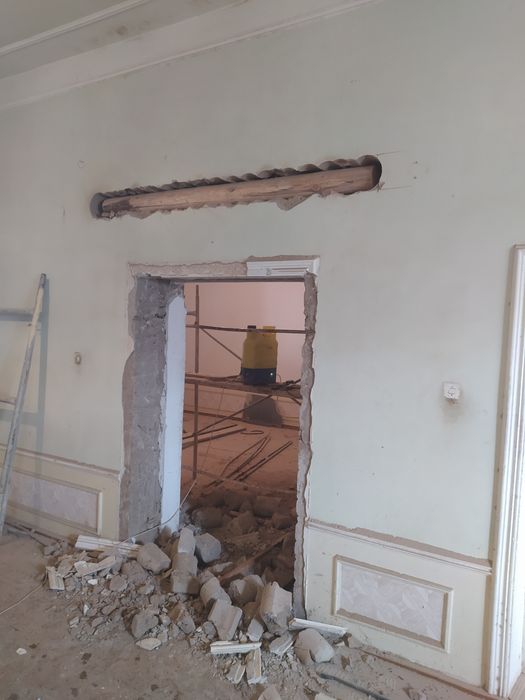 Демонтаж. Бетон тешамиз. Бетон кесамиз