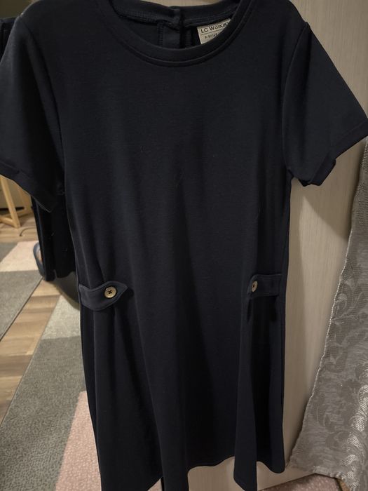 Lot 2 rochite scoala - bleumarin- 128-134