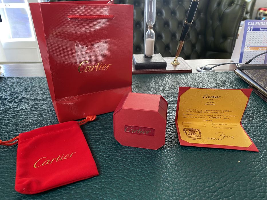 Inel Cartier - unisex , placat cu aur de 18K