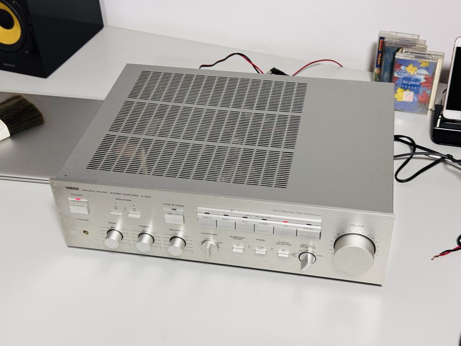 Amplificator de fidelitate YAMAHA A-520,loudness,75W/canal,Japan !