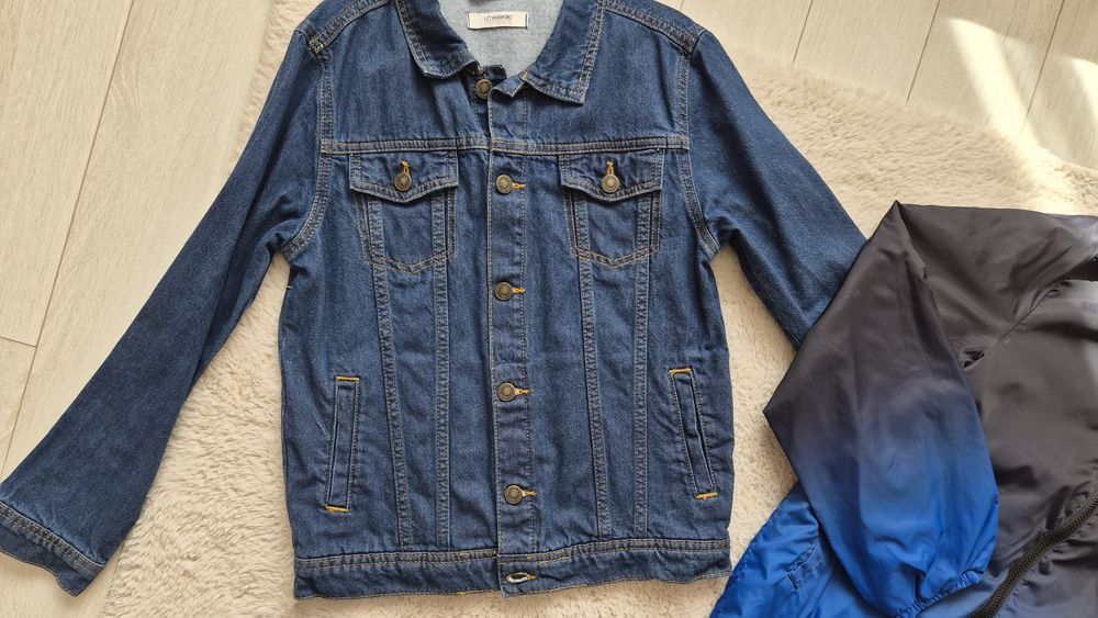 Дънково Яке Lc Waikiki и елек Reserved 158см 12год