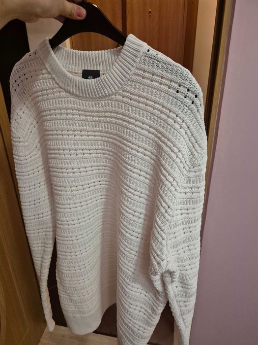 Pulovăr damă alb