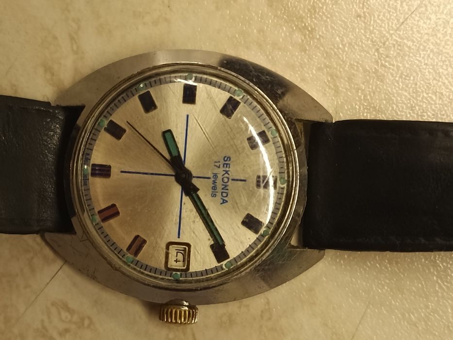 Механичен часовник мъжки ,джобни ретро часовници Poljot 2614.2H 17