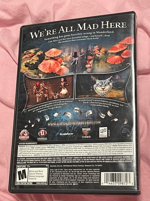 Joc video Alice in Wonderland