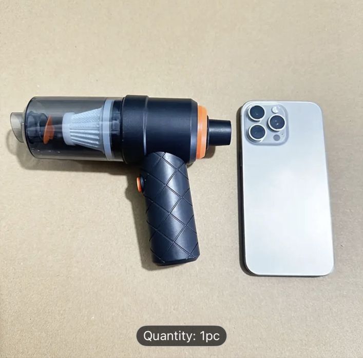 Mini aspirator de mana portabil cu baterie reincarcabil la usb wireles