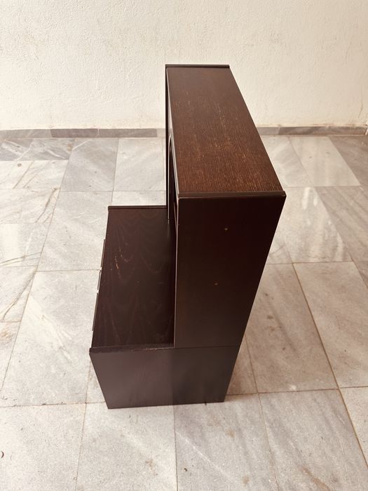 Ретро шкаф / нощно шкафче с рафтове и чекмеджета