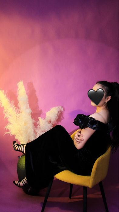 вечернее платье черное