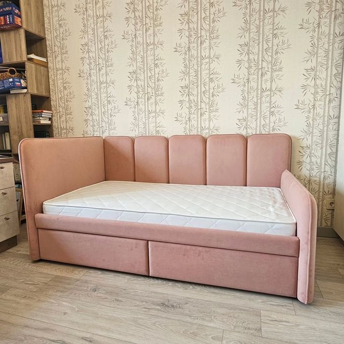 Детская мягкая кровать Амалия