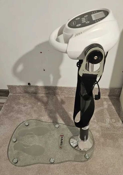Aparat vibromasaj HMS, 3 curele incluse, greutate utilizator 120 kg