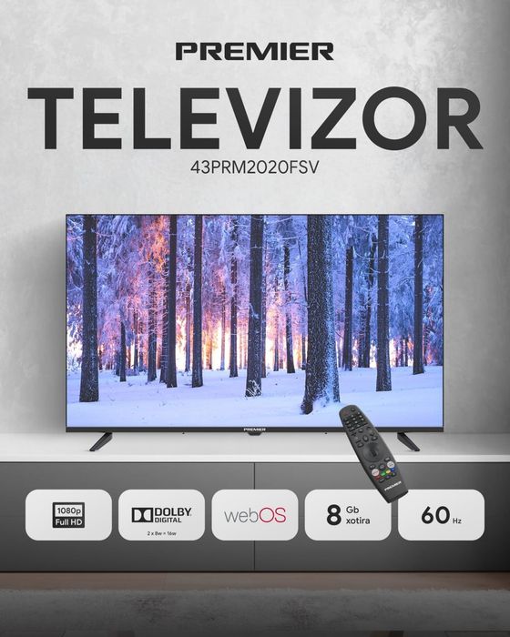 Tv 43PRM2020FSV Webos Platforma
Операционная система - webOS Official