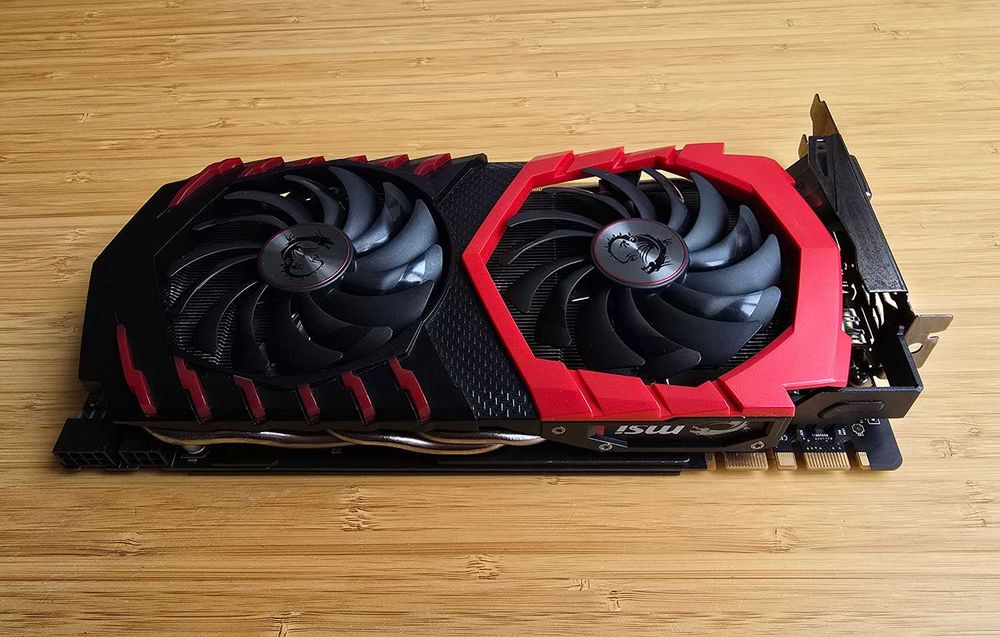 Запазена MSI 1070ti gaming x 8Gb