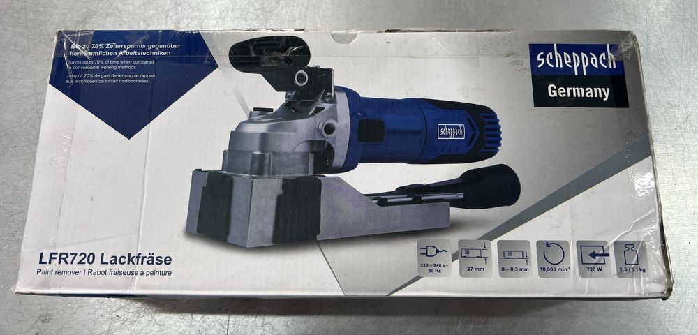Шлайф машина за премахване на лак и боя Scheppach  LFR720