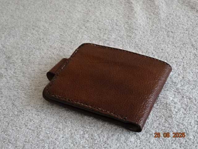 мъжки портфейл /естествена кожа/ ръчна изработка