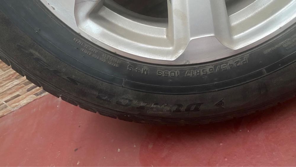 Титановые диски  с покрышкой Dunlop