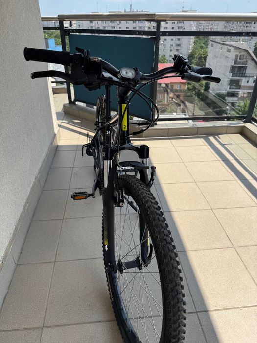 Bicicletă copii Rockrider EXPL 500 24" Negru – cumpărată în iunie anul trecut