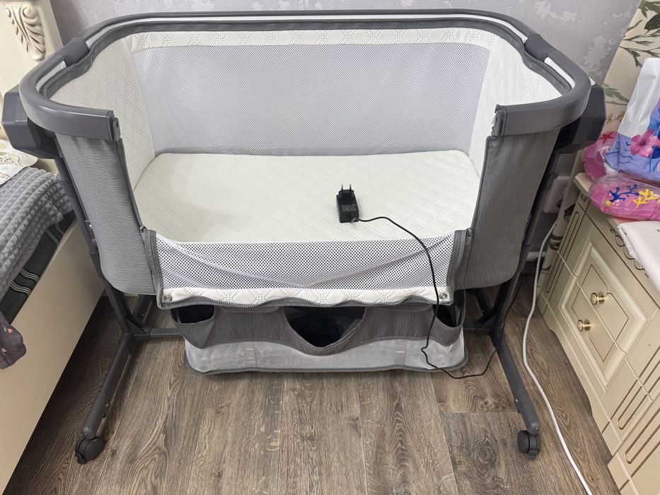 Детская манеж кровать электронная