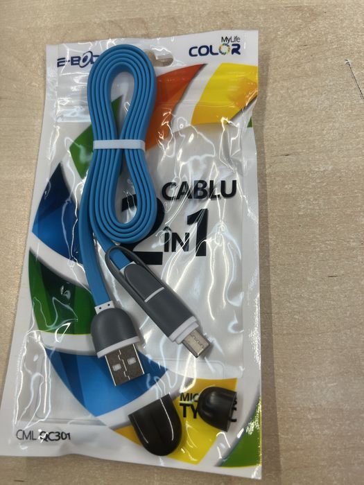 Cablu EBODA  date tip C si USB C nou sigilat