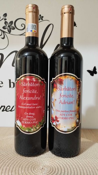 Sticle personalizate - cadou deosebit de Craciun, Paste, zi de nastere