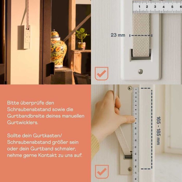 HOMEPILOT RolloTron pure – Actionare electrica pentru rulouri
