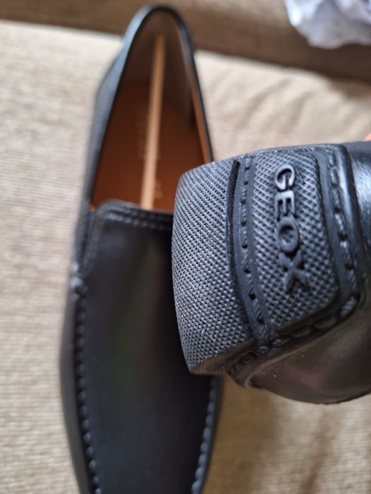 Мъжки кожени мокасини Geox