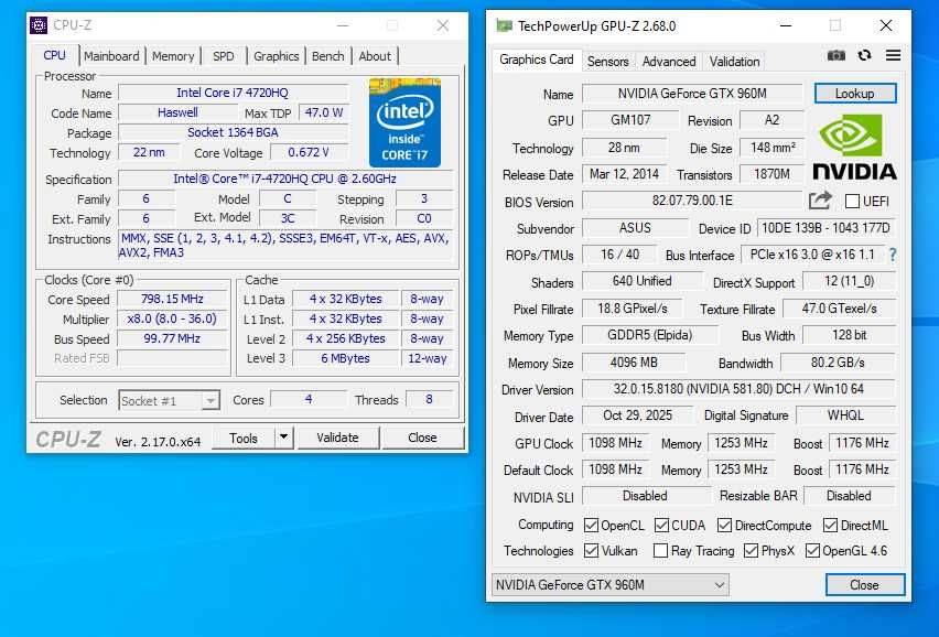Лаптоп Asus N551JW i7-4720HQ GTX 960M