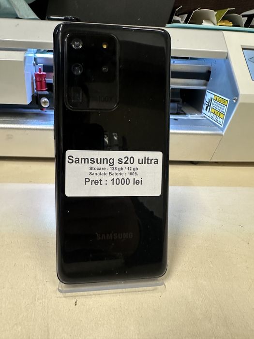 S20 ultra / 12 gb ram / garantie / folie sticla cadou