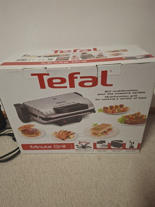 Grătar electric multifuncțional Tefal Minute Grill GC205012.