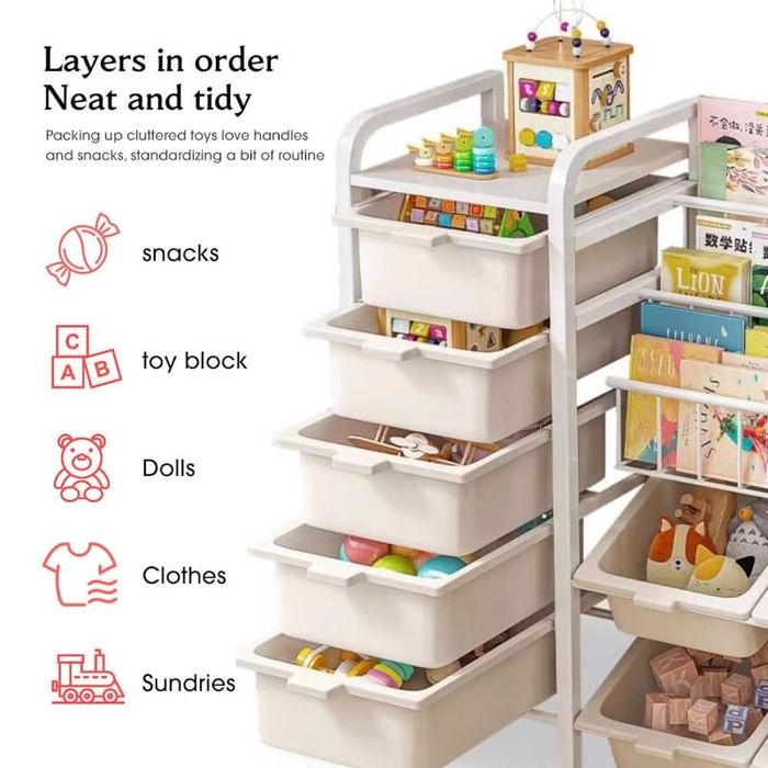 Органайзер этажерка для книг и игрушек