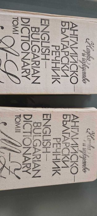 Английско - български и българо- английски речници