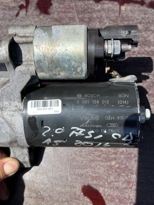 Electromotor 2.0 tfsi 211 cai audi a5/a4/a6/a3 2014 vw golf7  seat