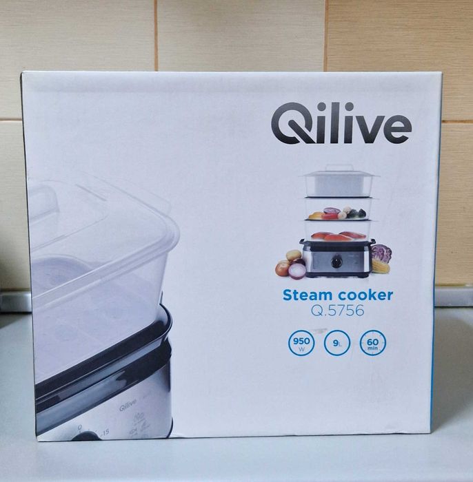 Steam Cooker Aparat de gatit cu aburi Qilive Q.5756 9L