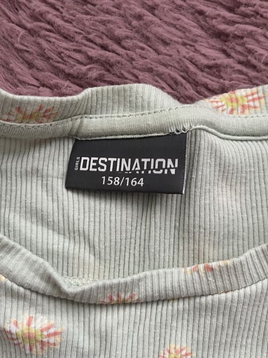 Tricou reiat verde cu model