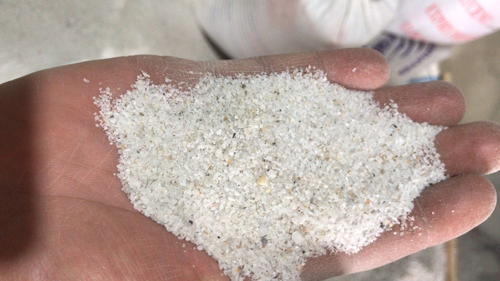 Кварцевый песок для аквариума .