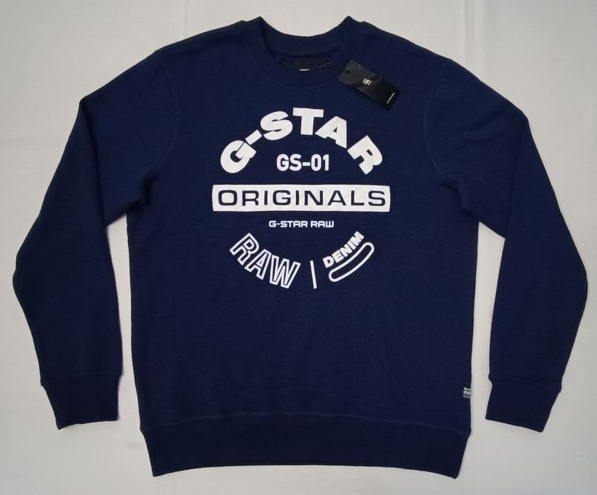 G-STAR RAW Sweatshirt оригинално горнище L памучен суичър горно блуза