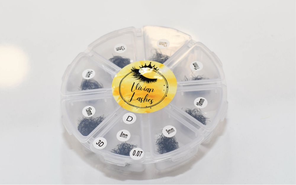 3D готови снопчета за миглопластика микс 1200 броя